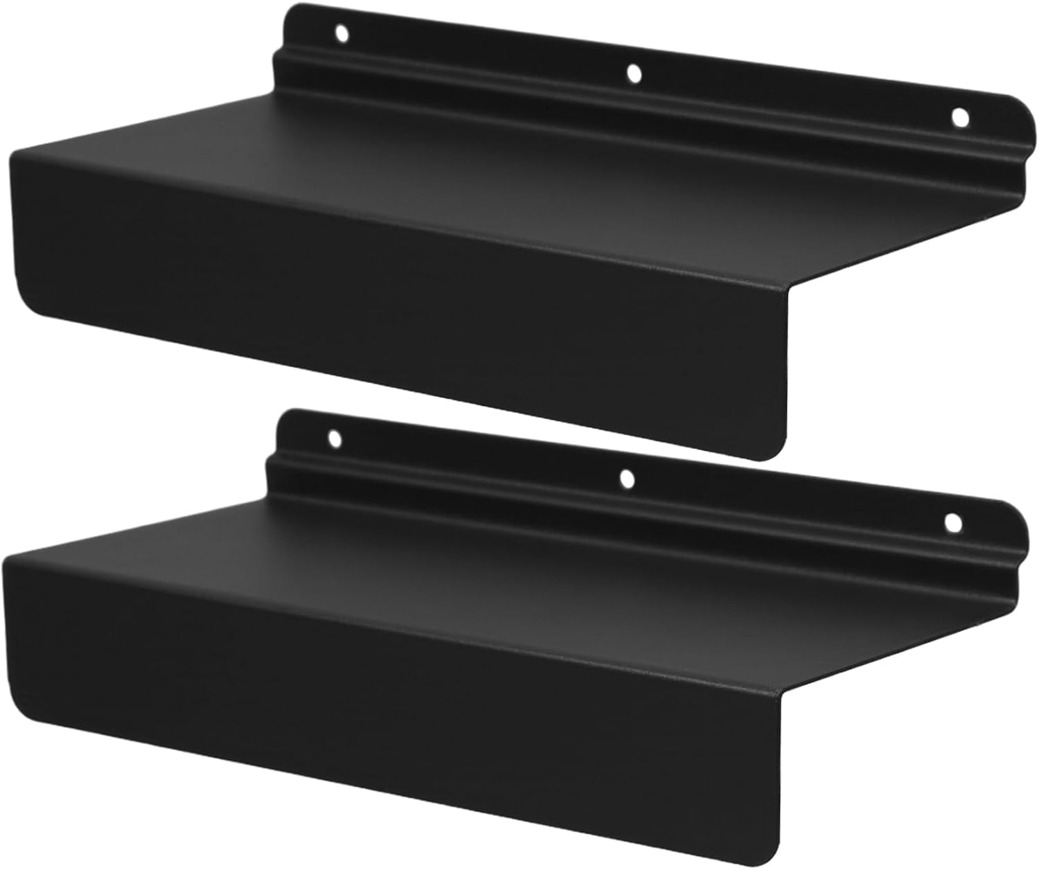 MAGICLULU 2Pcs Iron Floating Shoe Display Shelf Wall Mounted Rack for Sneakers Collectibles Easy Installation for Retail Exhibitions Design to Showcase