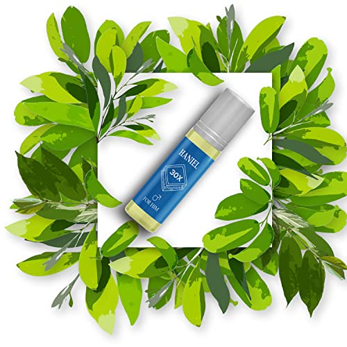 Haniel Roll On Manly Fragrance Pheromone Perfume Oil For Men Woody Fresh Scent Impression Of Eros With Memorable Notes #TOP2