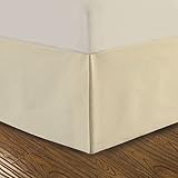 DreamSpace Quilted Bed Skirt Dust Ruffle Diamond Pattern Matelasse Tailored 14