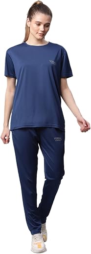 Mack Jonney Dryfit Lycra Solid Tracksuit Co-ord Set for Women-DRYFIT_T_D10_002-P