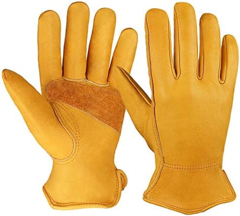 Safety Work Gloves, Work Gloves, Wear-Resisting Puncture-Proof For Yard Work, Gardening, Farm, Warehouse, Construction, Motorcycle, Men & Women 1 Pair