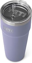 YETI Rambler 26 oz Straw Cup, Vacuum Insulated, Stainless Steel with Straw Lid, Cosmic Lilac