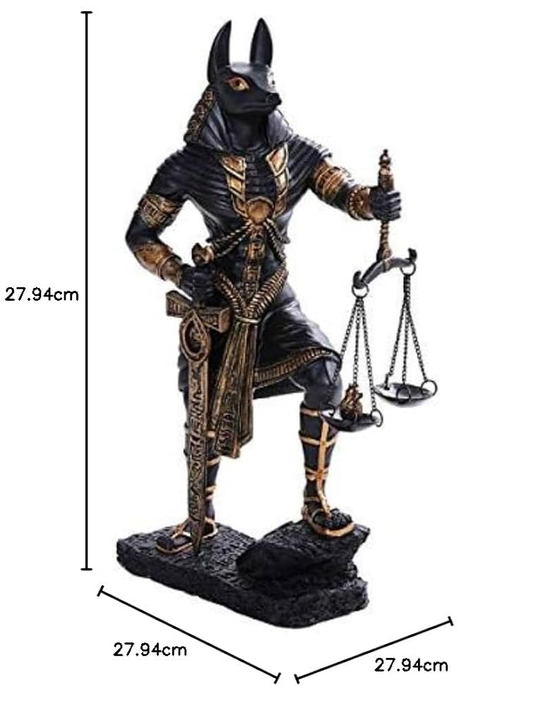 古代エジプト　アヌビス神　フィギュア Amazon.co.jp: 古代エジプト神話フィギュア死神アヌビス装飾像家