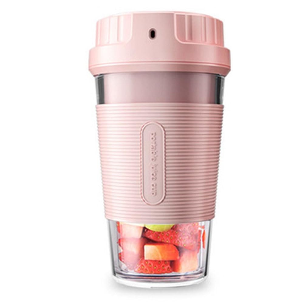 PAHION Mini Blender Smoothie Maker Frullatore per Milkshake Portatile Ricaricabile Tramite USB 18000 Giri/Min con Tazza Tritan BPA da 250 Ml per Frutta, Smoothie, Milkshake, Succo 40W