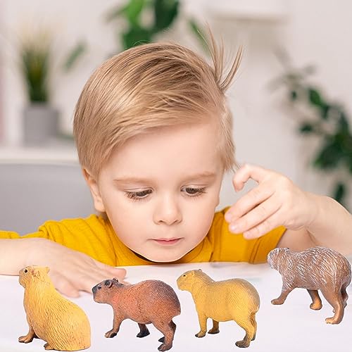 4PCS Modello di Figure di Moda di Capybara