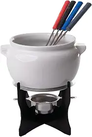 Conjunto Aparelho para Fondue Porcelana 8 Peças Essence - 700Ml