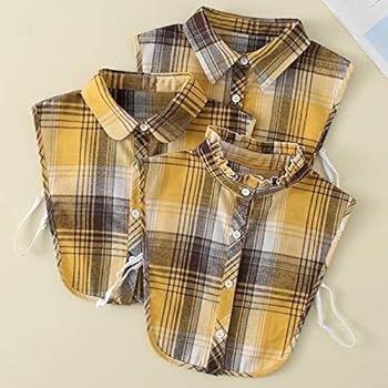 ENFOLD チェック柄　付け襟　アシメ　変形 ENFOLD チェック柄 付け襟 アシメ 変形 - メルカリ