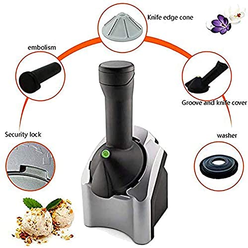 Frucht Eismaschine, Heim Eismaschine, Haushalts Vollautomatischer Mini DIY Slush Dessert Hersteller, Heim Soft Serve… – Bild 6