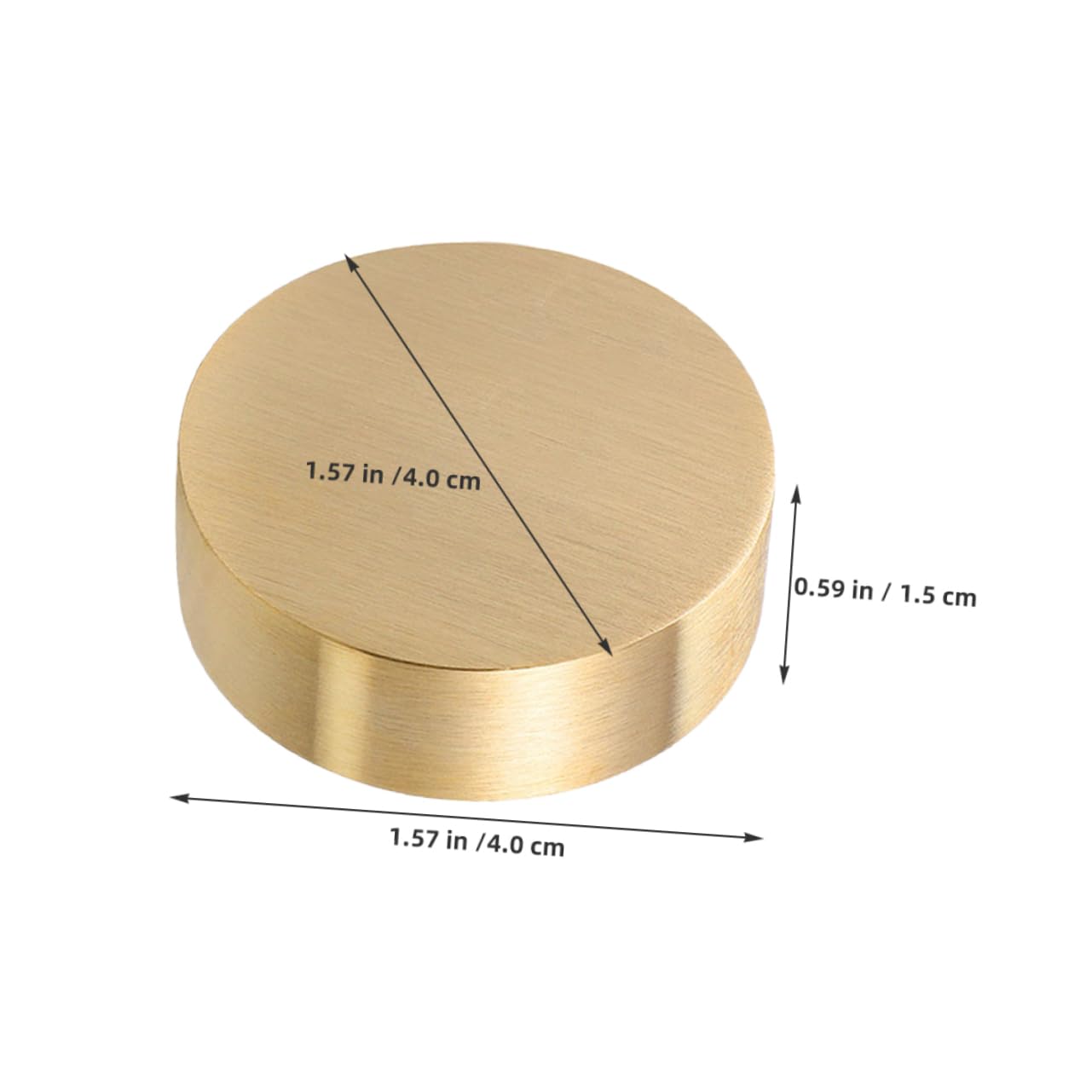 Abaodam 3pezzi Fermacarte Rotondi in Ottone Peso Decorativi per Ufficio e Calligrafia Design Elegante e Pratico