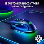 Razer Basilisk V3 35K Wired Ergonomic Gaming Mouse : HyperScroll Tilt Wheel - 35K DPI Optical Sensor Gen 2-13 Customizable Controls - Chroma RGB - Optical Switches Gen 3 - Speedflex Cable - Image 4