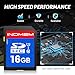 INDMEM SD Card 16GB, 10-Pack UHS-I Class 10 MLC Flash Memory Card, High-Speed Secure Digital Cards for Cameras, DSLR, Action Cams - Reliable Storage