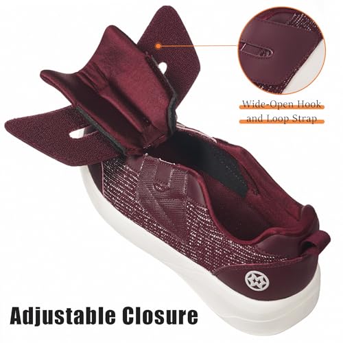 Image of Sisttke Women's Diabetic Shoes Wide Toe Box Slip-On Shoes