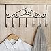 SSAWcasa Over The Door Hooks - Over Door Towel Rack & Coat Hanger Organizer for Bathroom
