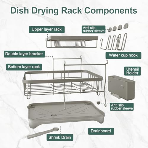 50% Off LIYI Large Dish Drying Rack for Kitchen - Image 8