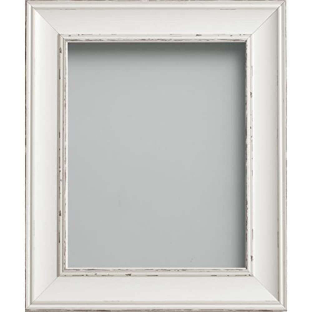 Frame Company Brooke Range Picture Photo Frame, 8 x 8 inch - Antique White