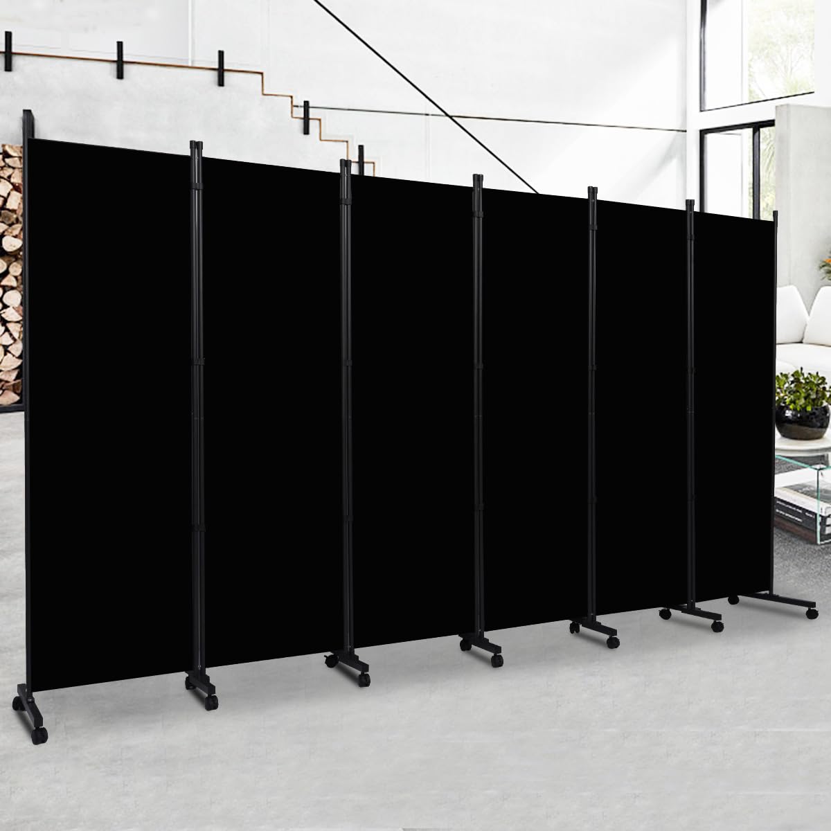 HIDODO 6-way Type Divider パーテーション Amazon｜HIDODO パーテーション 6連タイプ間仕切り 高さ178cm 幅