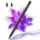 Stylus Pen für Touchscreens Android,Stylus Pencil für Tablet,Tablet Stylus Kompatibel Samsung/Huawei/Tablet/Phone/Lenovo/XiaoMi,Kapazitiver Stift mit 2 Ersatzspitzen,Schwarz