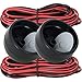 2 Pairs of Gravity 600C 6.5-Inch 2-Way Car Audio Component Speakers System 6-1/2 Inches (4 Bass, 4 Tweeters, 4 Crossovers)