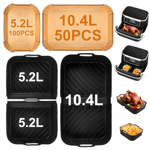 Set 215 Accessori Per Friggitrice Ad Aria Cosori Dual Blaze TwinFry XXL E Ninja AF500EU