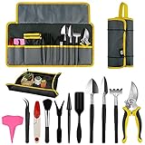 UNIONDA Succulent Tools -22 Pieces Garden Tools Set, Mini Gardening Tools with Non-Slip Ergonomic...
