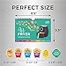 Willa Flare Air Fryer Magnetic Cheat Sheet Cooking Times Reference Guide for 80 Foods - Flip Chart and 6 Vinyl Decal Stickers | Perfectly Fry Family Favorites like Pizza, Chicken Nuggets, French Fries