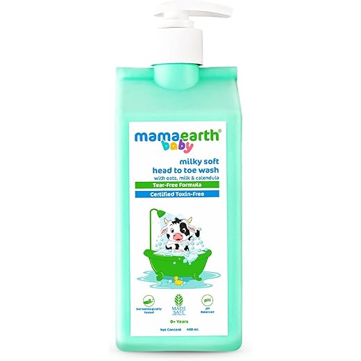 Mamaearth Milky Soft Head to Toe Wash 400ml 400 ml