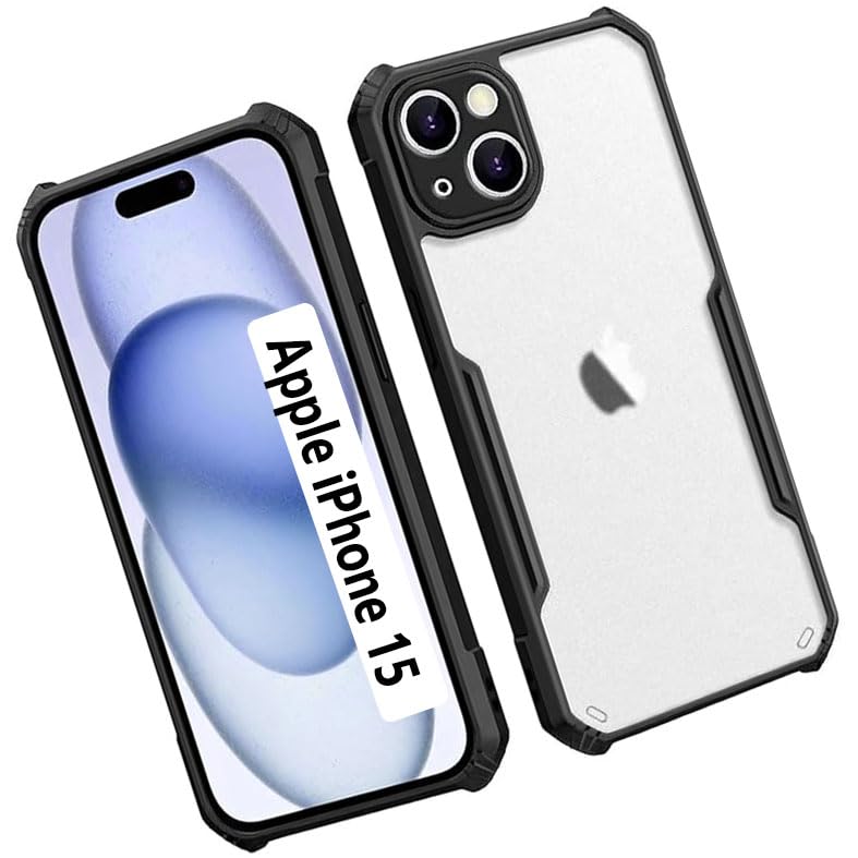 COBERTA Back Cover for APPLE IPHONE 15 Back Cover Case - Black Transparent (B0CNTGG2YT) Amazon Price History, Amazon Price Tracker