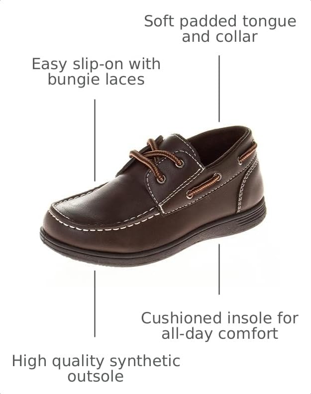Image of Josmo Boys' Shoes - Casual Boat Shoe Loafers (Toddler /Little Boy /Big Boy)