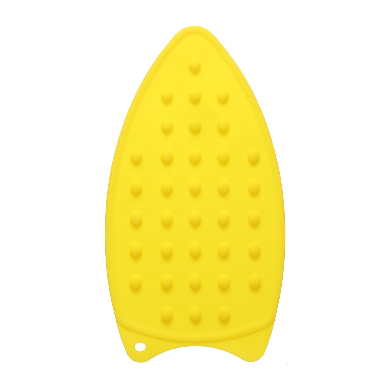 sourcing map Silicone Iron Rest Pad, Multipurpose Iron Hot Resistant Mat Iron Rest Plate for Ironing Board Hot Heat Resistant Steam Compact Mat, Yellow — image 1