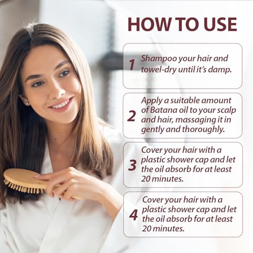Generic 100% Pure Batana Oil Cream – Soft & Smooth Hair Moisturizer for Dry, Damaged Hair and Scalp – Deeply Nourishing, Lightweight, Fast-Absorbing