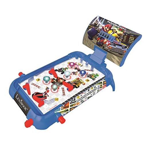 Lexibook Nintendo Mario Kart Flipperspel, Flerfärgad, 52 x 26 x 5 cm