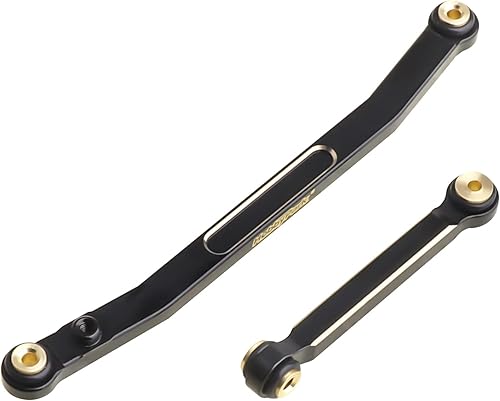 Miniatura 2 de Hobbypark Juego de eslabones de dirección de latón para Axial SCX24 actualizaciones de alto apriete compatible con Gladiator Bronco C10 JLU Deadbolt