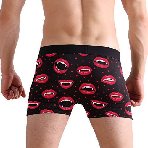 ZZKKO Valentine's Day Funny Moose Men's Underwear Boxer Briefs Breathable, Multi3