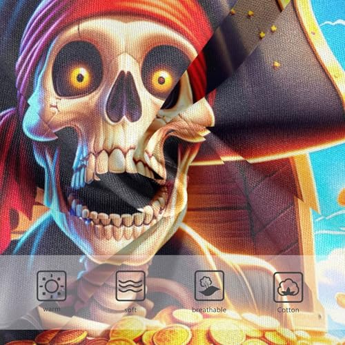 Girls Underwear Toddler 2t Cotton Cute Panties Girl Fancy Kids Undies Briefs Playful Pirate Skeleton Treasure3