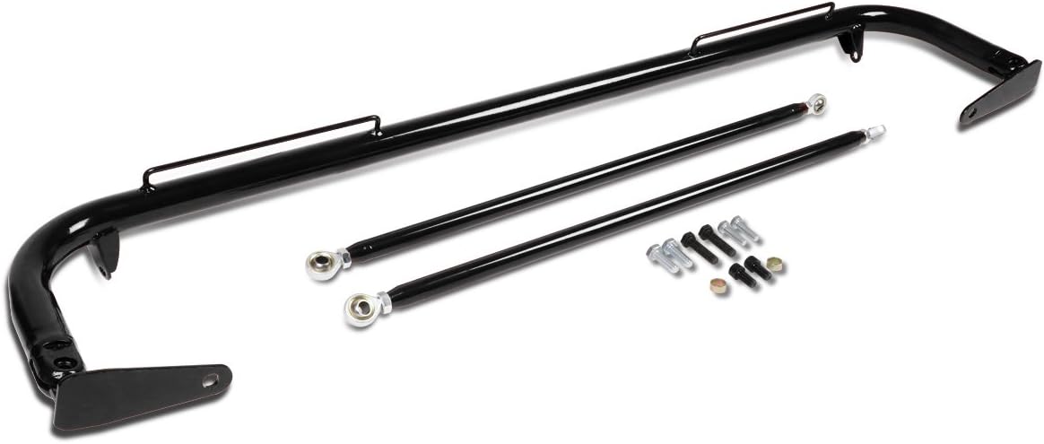 Auto Dynasty Universal 49 Inches Safety Racing Harness Bar with Support Rods, Black
