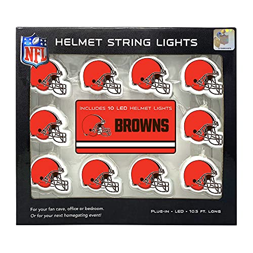 NFL LED Helmet String Lights with Adaptor Plug Included, Battery ...