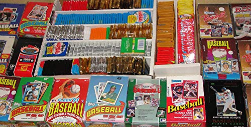 600 OLD VINTAGE BASEBALL CARDS IN SEALED WAX PACKS WAREHOUSE FIND! TOPPS FLEER DONRUSS UPPER DECK SCORE AND MORE!!!