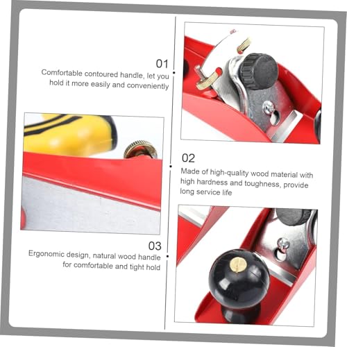 Image of 2Pcs Woodworking Planer, Heavy Duty, Metal Body, For Wood Work Carving, Trimming, DIY Projects