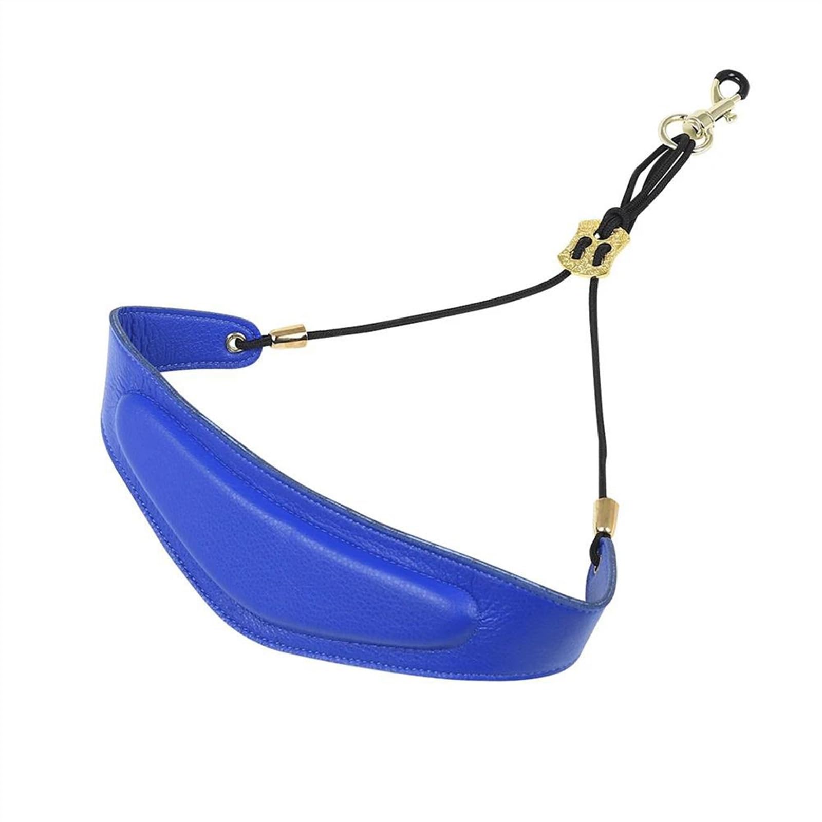 Regulowany Skórzany Pasek Na Ramię Do Saksofonu Paski Na Szyję Z Zapięciem Na Haczyk Części Saksofonu Akcesoria do Saksofonu Części (Color : Blue)