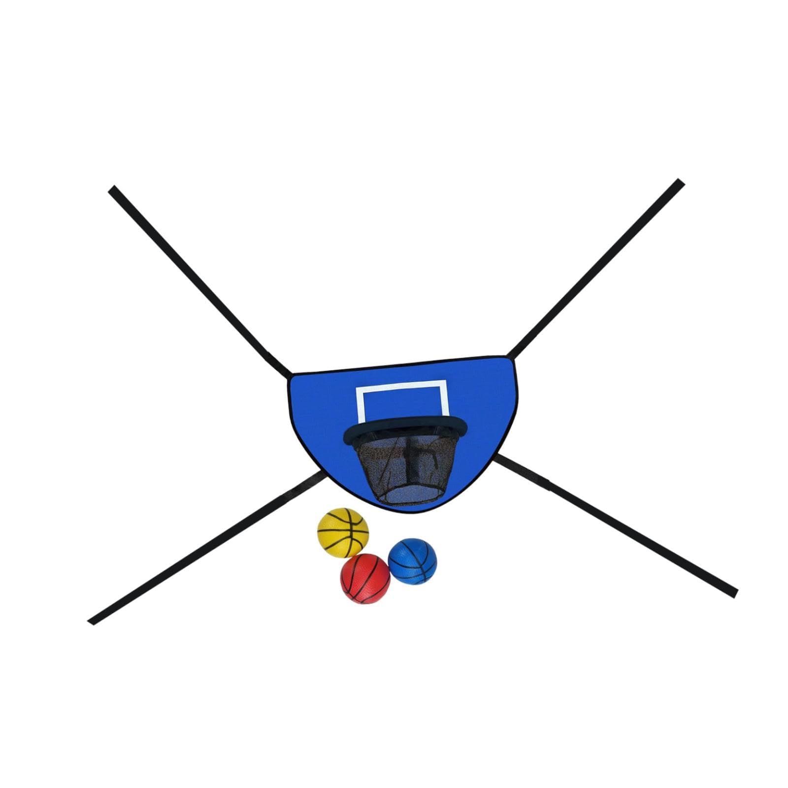 QSTDGVPW Mini Basketball Hoop for Trampoline Trampoline Accessories Basketball Frame Lightweight Baseboard