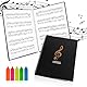 AUAUY Notenmappe für Notenblätter, Mappe für Notenblätter 30 Taschen, A4 Größe Musik Tabelle Datei Ordner mit Haftnotizen, Music Sheet Folder Konzer Chorfolder, Musik Noten Ordner für Musiker und Band