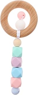 ibasenice Vara De Dentição Mordedor Molar Brinquedos Para Crianças Mordedor Infantil Haste Molar Do Bebê Vara Dentes Molar Mordedor De Bebê Produtos Infantis De Madeira Grau Alimentício