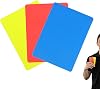 Soccer Yellow and Red Cards - 3-Pieces Professional High-Visibility Judge Tool | Referee Accessories,for Men Umpire Hockey Volleyball Basketball Wrestling Handball Game Women