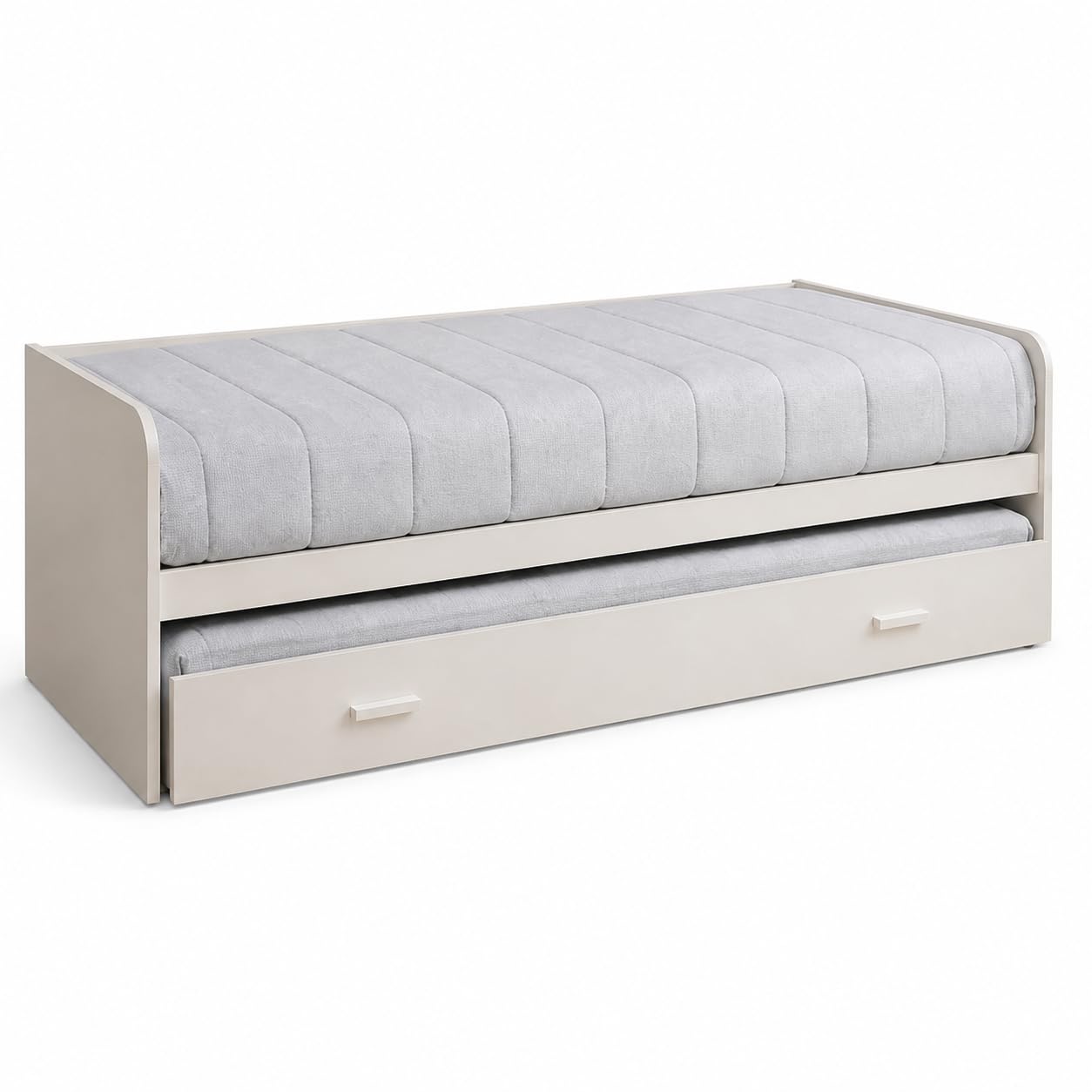 Lanovenanube - Edredón Ajustable Raya Cama 90 - Color Gris
