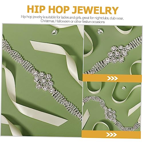 VANZACK Elegant Rhinestone Wedding Belt Chic Bridal Ribbon Sash for Dresses Self Tie Design for Weddings Parties and Special Occasions Stunning Accessory2