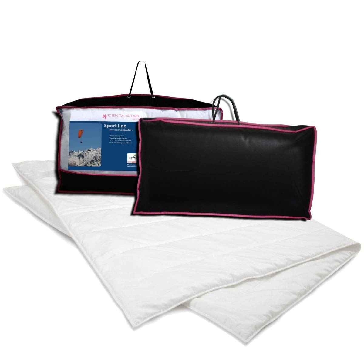 Centa-Star Sport line Winter-Bett in 135x200 cm 2. Wahl Winterdecke Duo-Decke mit sehr guter Feuchtigkeitsregulierung 1770.80