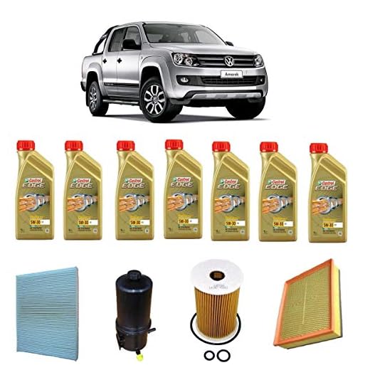 Troca De Oleo Castrol Edge 5w30 Volkswagen Amarok Diesel