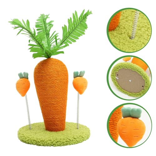 Poste rascador para gatos POPETPOP con cuerda de sisal miniatura 6