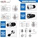 JRready JRSSW connectors 2 Pin IP68 Waterproof Wire Connectors Industrial Circular Connectors Quick Connect Wire Connectors Switch for Indoor Outdoor Waterproof Electrical Connectors 16A 300V 4 Pair