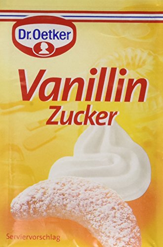 baking vanilla sugar - Dr. Oetker Vanillin Zucker (Vanilla Sugar) - Pack of 4 X 10 Pcs Ea.